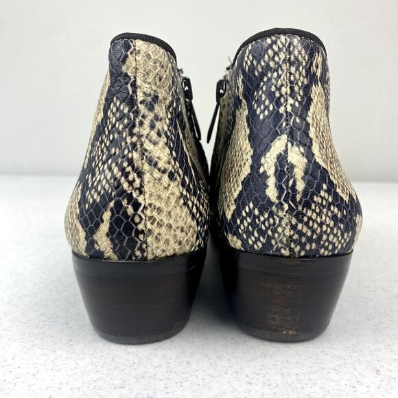 Sam Edelman Petty Snakeskin Booties 7.5 - Picture 6 of 9